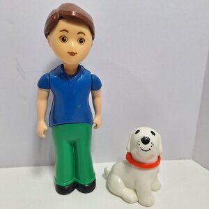 Little Tikes Father Dog Figures Lot Vintage Man Dad
